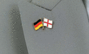 Deutschland + England St. George - Freundschaftspin