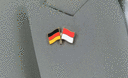 Deutschland + Indonesien - Freundschaftspin