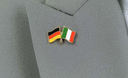 Deutschland + Italien Freundschaftspin