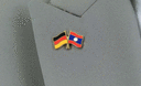 Deutschland + Laos - Freundschaftspin