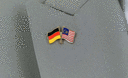 Deutschland + Malaysia - Freundschaftspin