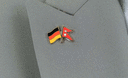 Deutschland + Nepal - Freundschaftspin