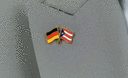 Deutschland + Puerto Rico - Freundschaftspin