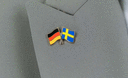 Deutschland + Schweden - Freundschaftspin