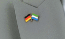 Deutschland + Sierra Leone Freundschaftspin