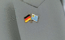 Deutschland + Uruguay - Freundschaftspin