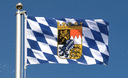 Bayern mit Wappen - Flagge 60 x 90 cm