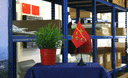 Sussex de l'Est - Mini drapeau de table 10 x 15 cm
