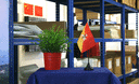 Sicilie - Mini drapeau de table 10 x 15 cm