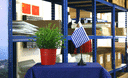 Seborga - Mini drapeau de table 10 x 15 cm