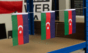 Aserbaidschan - Fähnchen 10 x 15 cm