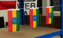 Äthiopien mit Stern - Fähnchen 10 x 15 cm