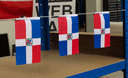 République dominicaine - Fanion 10 x 15 cm