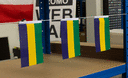 Gabon - Mini Flag 4x6"