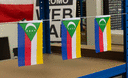 Comoros - Mini Flag 4x6"