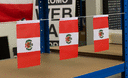 Peru - Mini Flag 4x6"