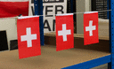Schweiz - Fähnchen 10 x 15 cm