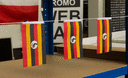 Uganda - Mini Flag 4x6"