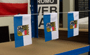Bavière Dienstflagge - Fanion 10 x 15 cm