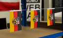 Saarland - Mini Flag 4x6"
