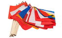 Euro Foot 2016 - Kit 24 drapeaux sur hampe 30 x 45 cm