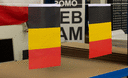 Belgien - Minifahne 15 x 22 cm