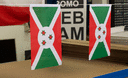Burundi - Minifahne 15 x 22 cm