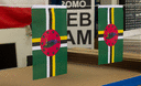Dominica - Minifahne 15 x 22 cm