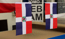 République dominicaine - Fanion 15 x 22 cm