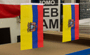 Ecuador Ekuador - Minifahne 15 x 22 cm