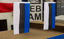 Estland - Minifahne 15 x 22 cm