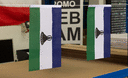 Lesotho - Fanion 15 x 22 cm