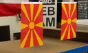 Mazedonien - Minifahne 15 x 22 cm