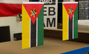 Mosambik - Minifahne 15 x 22 cm