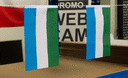 Sierra Leone - Minifahne 15 x 22 cm