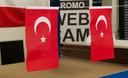 Türkei - Minifahne 15 x 22 cm