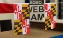 Maryland - Little Flag 6x9"