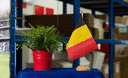 Belgien - Holz Tischflagge 15 x 22 cm