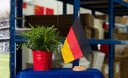 Deutschland - Holz Tischflagge 15 x 22 cm