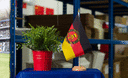 DDR - Holz Tischflagge 15 x 22 cm