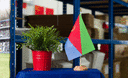 Eritrea - Table Flag 6x9", wooden