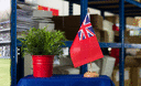 Red Ensign Handelsflagge - Holz Tischflagge 15 x 22 cm