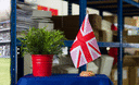 Union Jack rose - Drapeau de table 15 x 22 cm, bois