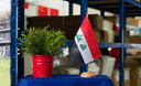 Irak - Holz Tischflagge 15 x 22 cm