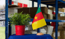 Kamerun - Holz Tischflagge 15 x 22 cm