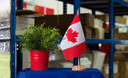 Canada - Drapeau de table 15 x 22 cm, bois