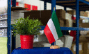 Kuwait - Holz Tischflagge 15 x 22 cm