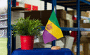 Mardi Gras - Table Flag 6x9", wooden