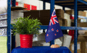 Neuseeland - Holz Tischflagge 15 x 22 cm