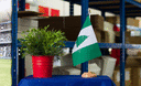 Norfolk Islands - Table Flag 6x9", wooden